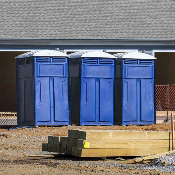 is there a specific order in which to place multiple porta potties in Edgewater Maryland